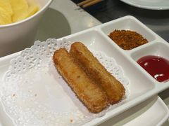 一口爆浆芝士鱼条-海底捞火锅(上元大街店)