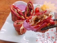 火龙果卷饼-甘味食堂(素食料理/蔬食料理/恆春美食)