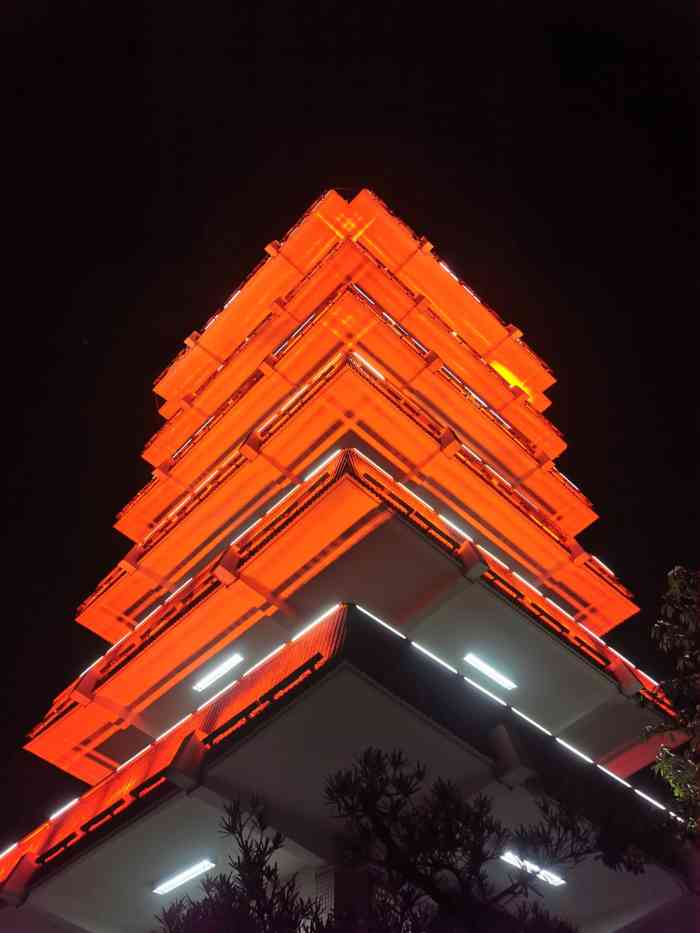 鹅岭公园瞰胜楼-"2018年的暑假,我们一家三口到重庆旅游.