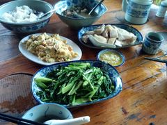 05午餐味道不错-天门沟九州驿站树上汤泉