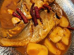 深海黄鱼年糕-径山十八道·风味民间菜(杭州总店)