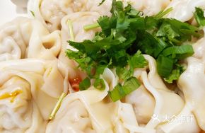 Corn and Pork Dumpling Salad