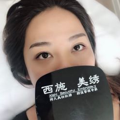-西施无菌半永久纹绣眉眼影唇轻增发纹发际线
