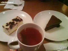 蓝莓芝士+致命巧克力-榖屋house of flour(张江首店)