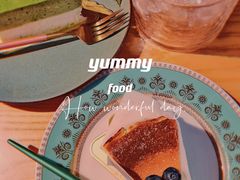蓝莓芝士蛋糕-The Flowers Coffee(南山店)