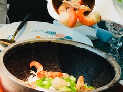 招牌小龙虾红糖泡饭-蜜桃花开·中西融合菜E&W(南长街店)