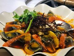 油鸡枞烧椒皮蛋-牧雲子·臻选云南菜 .商务宴请(泰然大厦店)