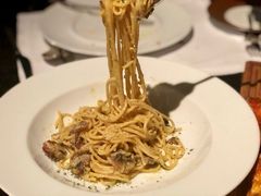 传统熏肉奶油蘑菇细面-当米亚诺意大利餐厅(武汉光谷凯悦酒店)