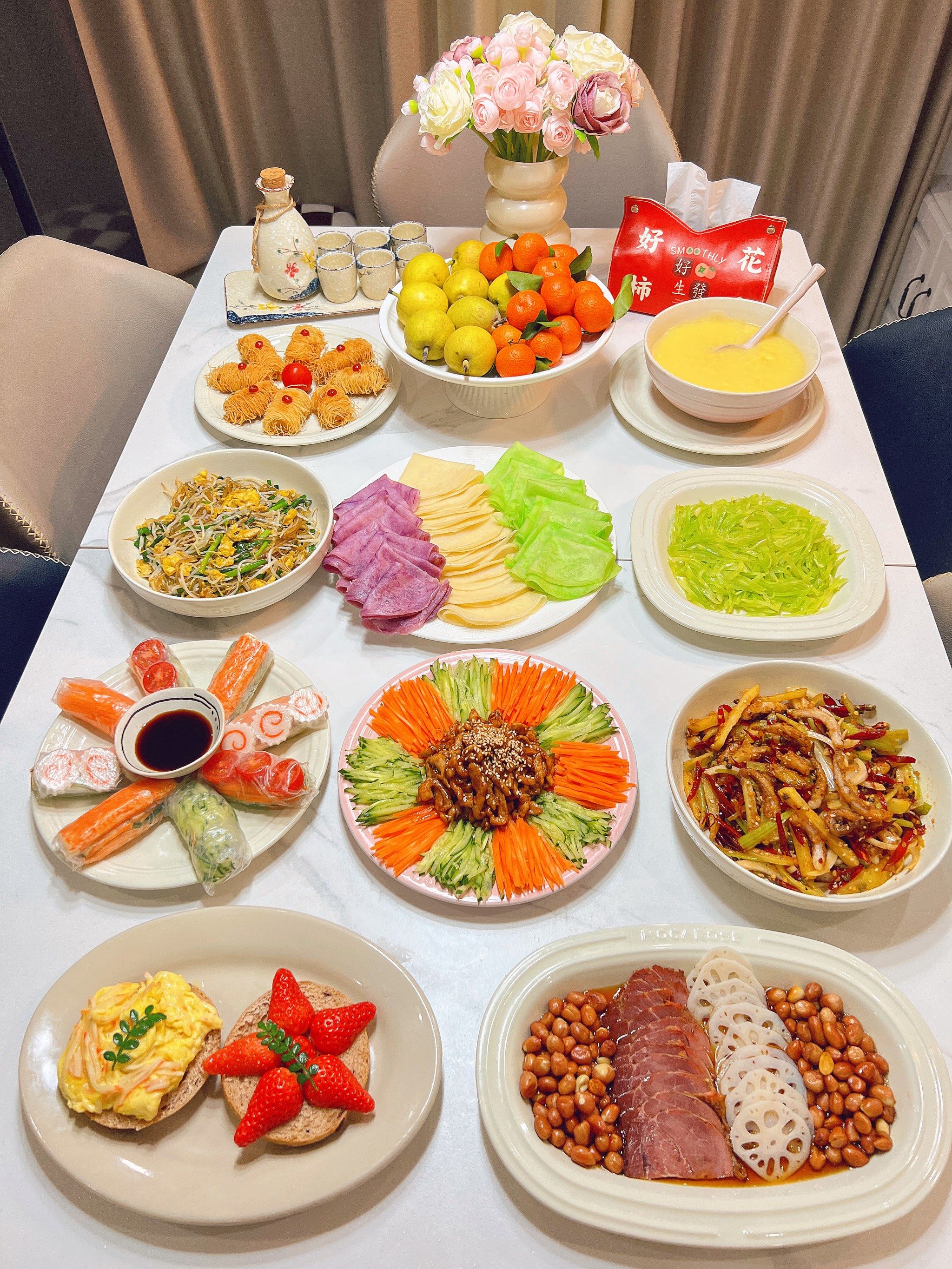 春日餐桌,家常春饼来喽