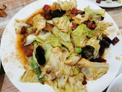 白菜木耳爆豆腐-老七饭馆(光荣道总店)