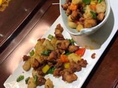 蒜香芋头掌中宝-青岛美食鲁菜大酒店
