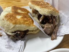 -京东一绝西海子西园烧饼夹肉