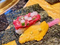 海胆生牛肉手卷-老乾杯和牛烧肉(王府中环店)