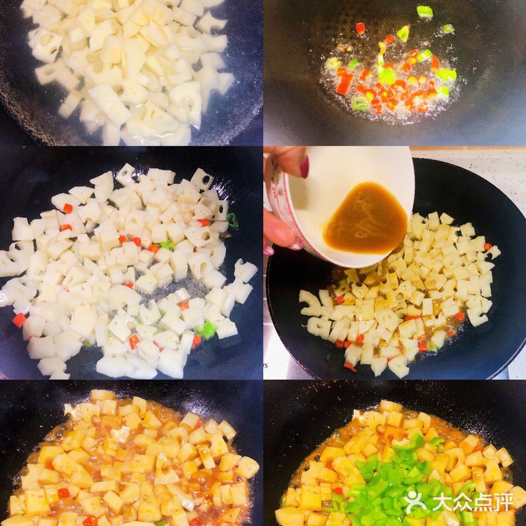 酸甜辣口味的炒藕丁!秋季养生保健