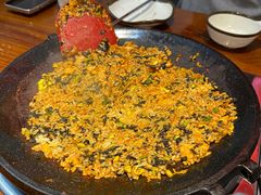 铁板炒饭-红辣椒八爪鱼特色韩国料理