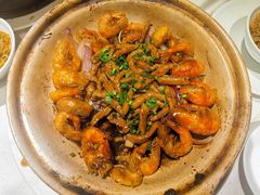 黑椒洋葱牛仔虾-山泉公馆酒家(广州东站店)