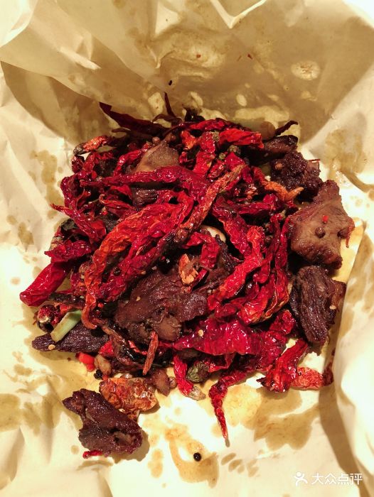 蓉悦餐厅(万象城店)纸包牛肉图片 - 第1张