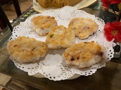 香煎墨鱼饼-尚竹阁冬瓜盅·18年地标美食(平洲店)