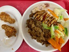 肥牛鸡肉双拼饭-北京大学-学五食堂