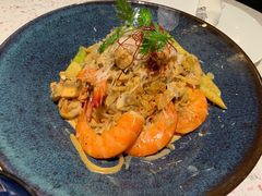 芝士蘑菇鲜虾意大利面-BE BRIGHT KITCHEN(正佳广场店)