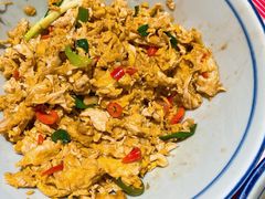 香醋炒土鸡蛋-荆九爷爆炒桥头三嫩(浙大店)
