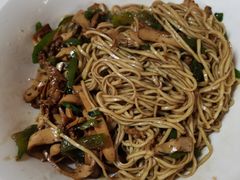 青椒干子肉丝干拌面-高邮面馆(明瓦廊店)