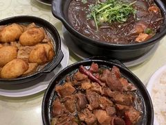 鸭肫腌菜花烧排骨-人全到南京本帮菜馆(云锦路店)