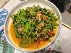酸笋炒空心菜-浩海火烧云傣家菜(蓝港店)