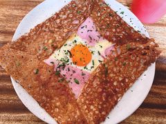 巴黎火腿鸡蛋芝士蘑菇可丽饼-RAC BAR(安福路店)