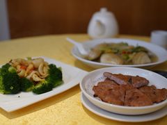 马友虾酱煎肉饼-龙图阁海鲜饭店