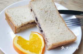 Taro and Red Bean Toast