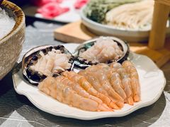 游水基围虾-ONE FULL 古董港式海鲜火锅