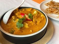 咖喱时蔬配手抓饼-若蘭慈·无国界素食料理(欢乐海岸店)