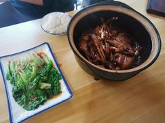 烫生菜-百家春好德来姜母鸭