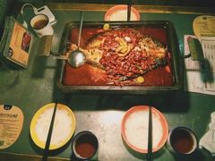 重庆豆花烤鱼-探鱼·鲜青椒爽麻烤鱼(中天广场店)
