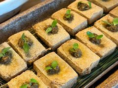 黄牛肝菌炭烤包浆豆腐-泓0871臻选云南菜·味庄