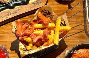 Octopus Chicken Sausage Fries