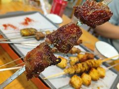 雀味大油边～～-亿牌牌东北烧烤(怀特店)