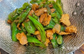 Super Small Fried Pork with Green Pepper