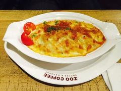 照烧鸡肉菌菇焗饭-雨舍咖啡(汉神购物广场咖啡街区店)