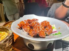 蒜香蜜汁排骨-绿茶餐厅