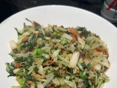 腌菜花炒毛豆-明丰小渔馆(明月路店)
