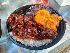老味杏肉红豆刨冰-小胖老味刨冰