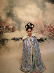 -后宫·古装汉服京剧儿童亲子全家福摄影