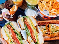 培根牛油果贝果明治-BIG BAGEL(永康路店)