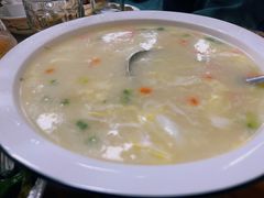 海鲜疙瘩汤-二红烧烤排骨串(麦岛店)