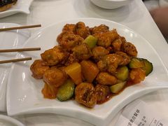菠萝咕咾肉-功德林素菜饭庄(前门店)