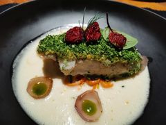 煎海鲈鱼配意大利节瓜面-AZUL by FUEL蓝色·法式酒馆(琶醍店)