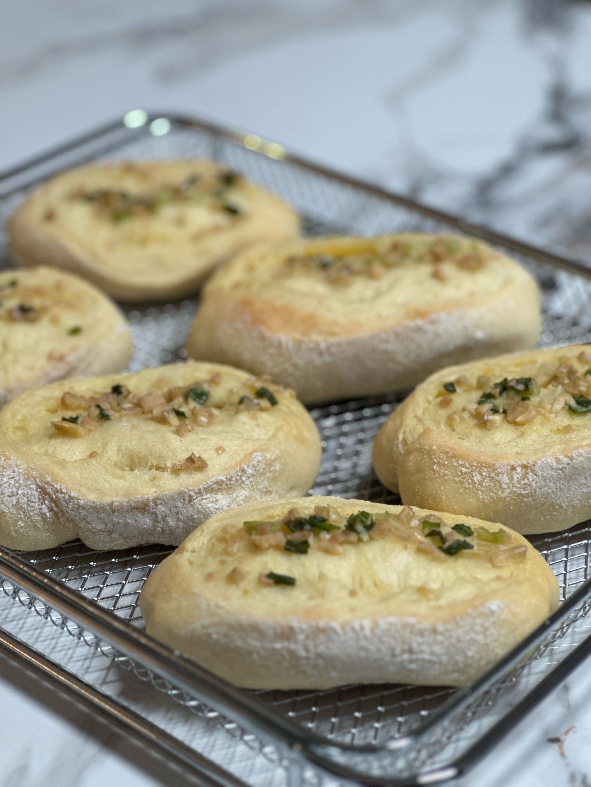 蒜香黄油面包,烤箱的第一个作品