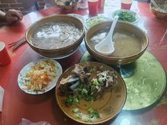 -陕北农家小吃风干羊肉剁荞面